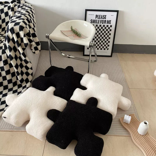 Fluffy Puzzle Cushions