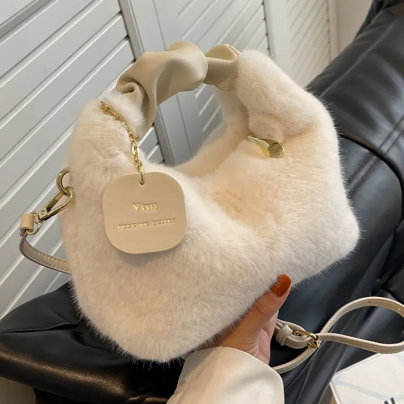 Furry mini bag